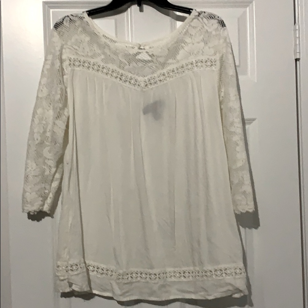 Wendy Bellissimo Crochet Maternity Top